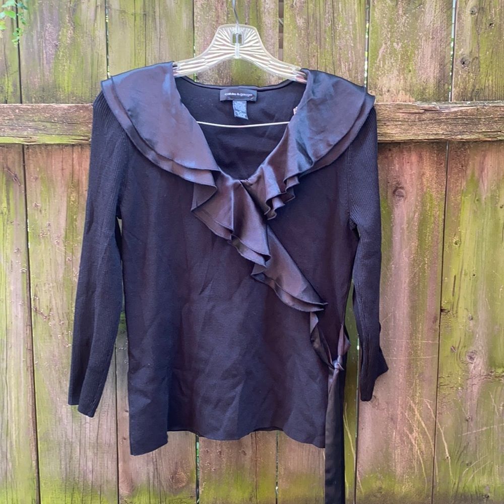 Cable & Guage Tye top sz. M